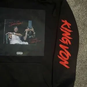Sweaters Lil Durk X King Von The Voice Cover Otf Pullover Hoodie